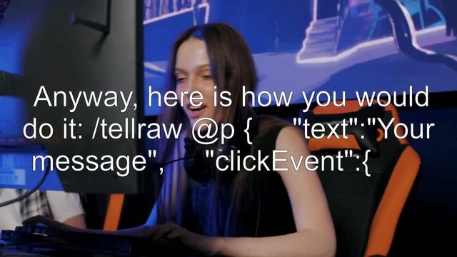 How can I let player click text to use a command? смотреть онлайн