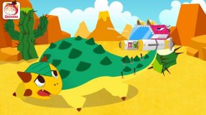 Save the Ankylosaurus | Dino Rescue Team | dinosaurs for toddlers | REDMON