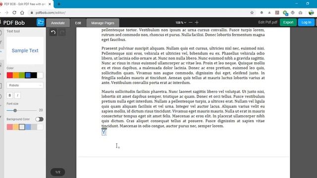 Online PDF Editor | How to edit PDF file смотреть онлайн