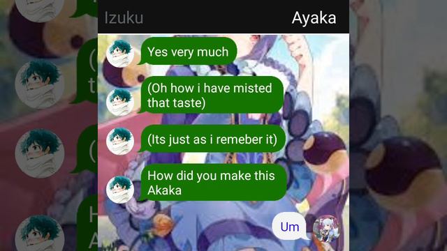 genshin impact deku part 3 // texting story // смотреть онлайн