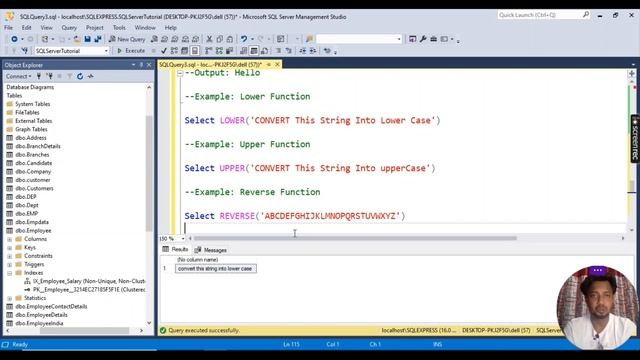 Built in String Functions in SQL Server #sql #sqlserver #ssms смотреть онлайн