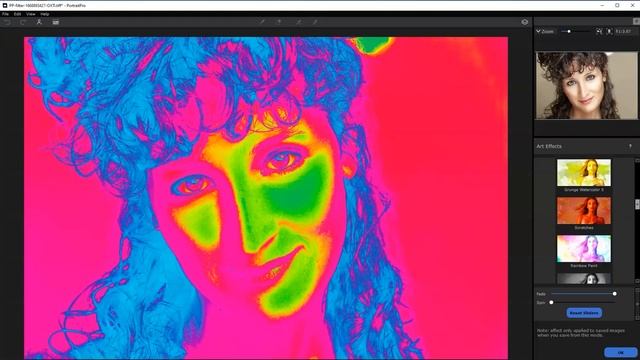 Novedades PortraitPro 23, efectos artísticos y eliminación de pelos sueltos смотреть онлайн