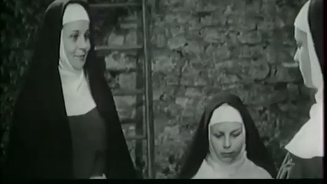 Alida Valli In 'Le Dialogue Des Carmélites' With Jeanne Moreau, Movie 1960