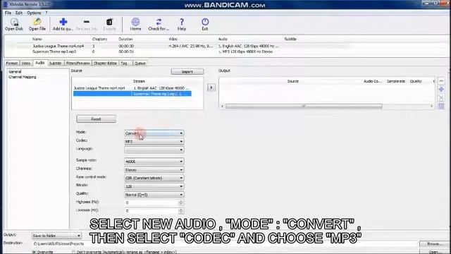 CHANGE AUDIO FROM VIDEO USE XMEDIA RECODE смотреть онлайн