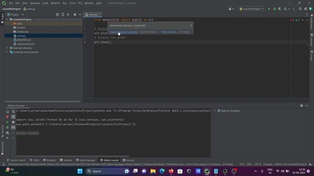 How to run matplotlib in PyCharm смотреть онлайн