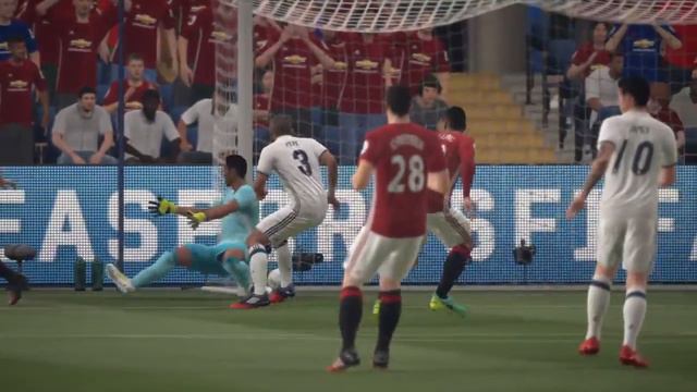 Henrikh Mkhitaryan Low Driven Goal vs Real Madrid FIFA 17 Demo смотреть онлайн