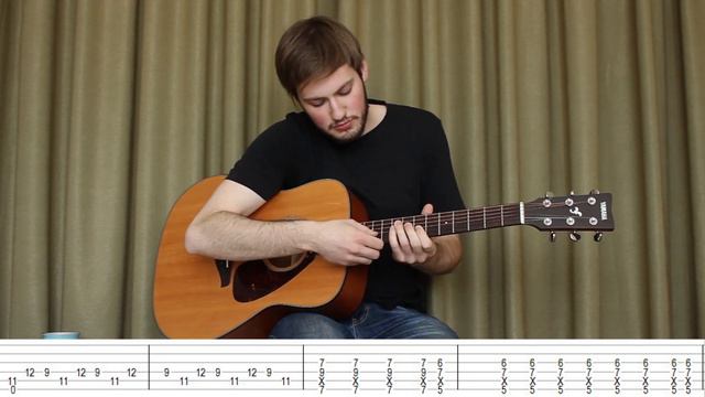 Как играть The XX - Crystalized (Acoustic) | TAB смотреть онлайн