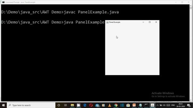 AWT Panel Example Program in Java (हिंदी में) смотреть онлайн