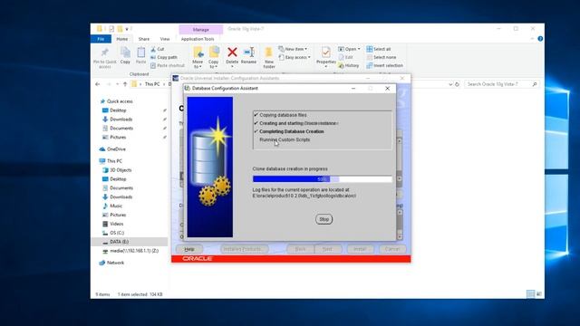 How to Install Database Oracle 10g on Windows 10 (Bahasa Indonesia) смотреть онлайн