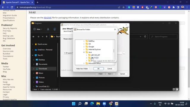 How to install Tomcat 9 on Windows 11/ 10 | Step by step | #Java8 #Tomcat #Apache смотреть онлайн