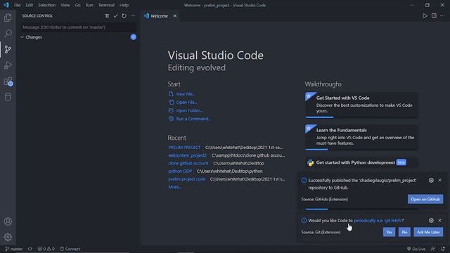 Publish application using VSCODE git смотреть онлайн