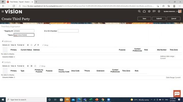 Oracle HCM Manage Third-Parties | Oracle HCM Training | Oracle Fusion HCM | Oracle Fusion HCM BISP смотреть онлайн