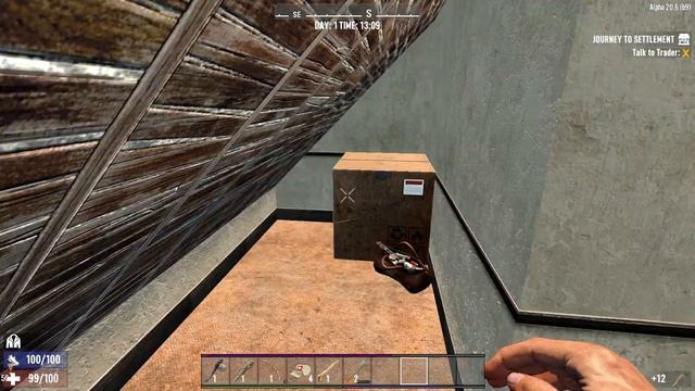 7 Days to die Day one Where is my trader?? смотреть онлайн