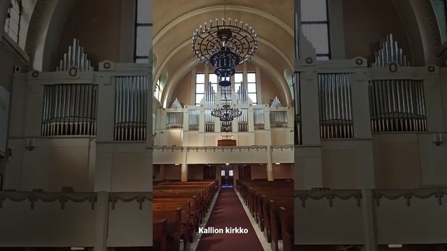 Орган в церкви Каллио, Хельсинки. смотреть онлайн