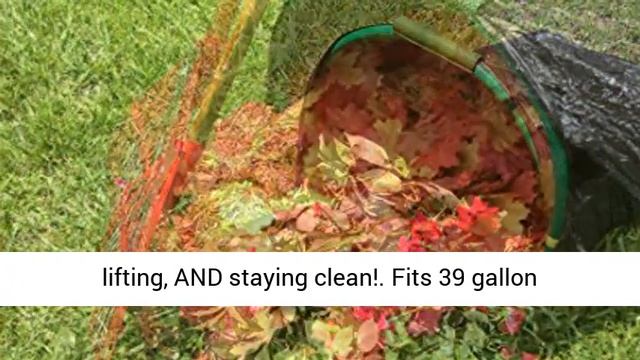 Leaf Gulp Lawn Bag Holder Turns PLASTIC Leaf Bags into Hands-Free Dustpans - Overview смотреть онлайн