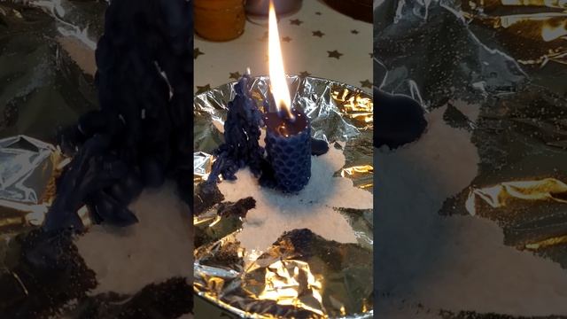 Очищение от негатива! Синяя свеча из вощины! Крадник! смотреть онлайн