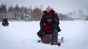 Зимняя мормышка. Тренировка сильнейших спортсменов