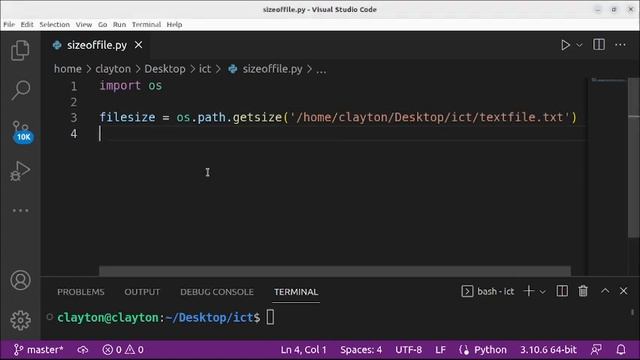 How to Check File Size using Python смотреть онлайн