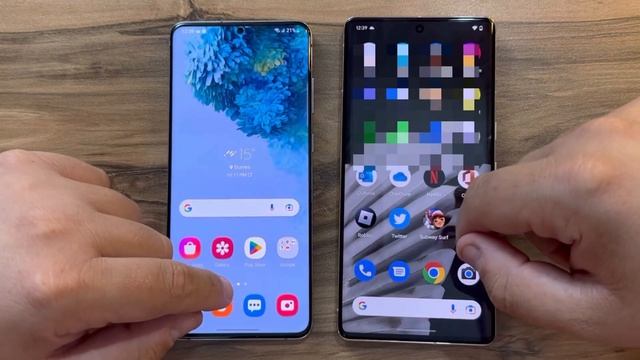 Google Pixel 7 Pro vs Samsung Galaxy S20 Plus смотреть онлайн