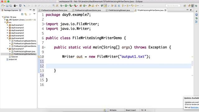 Day-9 #Write file using #FileWriter in #Java. смотреть онлайн