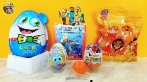 Яйцо Maxi, король лев, Майнкрафт, волшебное яйцо, марвел