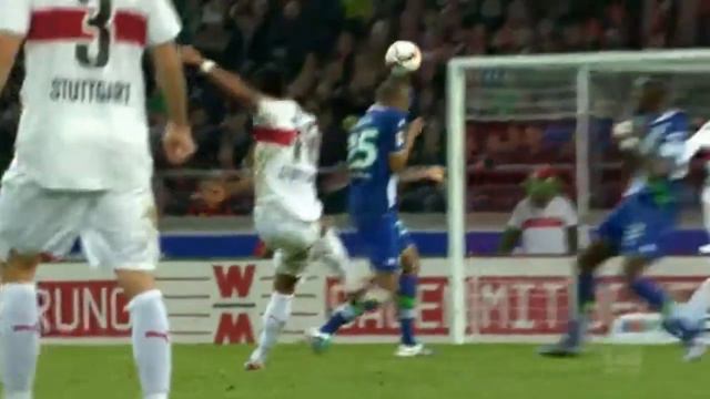 Winkelschuss von Daniel Didavi vs. Wolfsburg смотреть онлайн