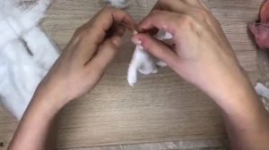 Ватная Игрушка. Пошаговый мастер класс/Ватные детки