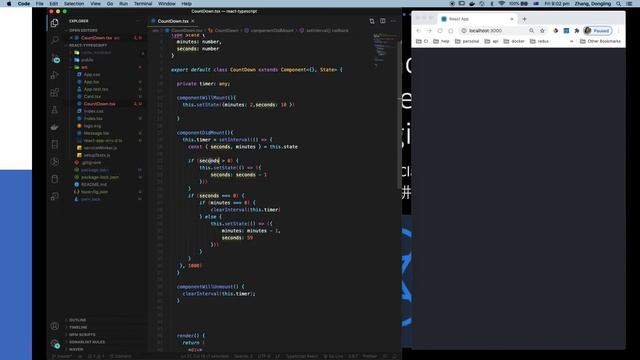 React using typescript class component chinese version | 中文讲解 смотреть онлайн
