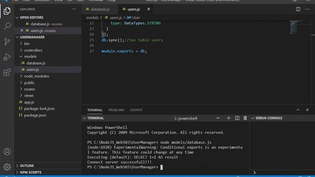 nodejs web503 Hướng dẫn tạo webserice NodeJS resful API với Sequelize P1 смотреть онлайн
