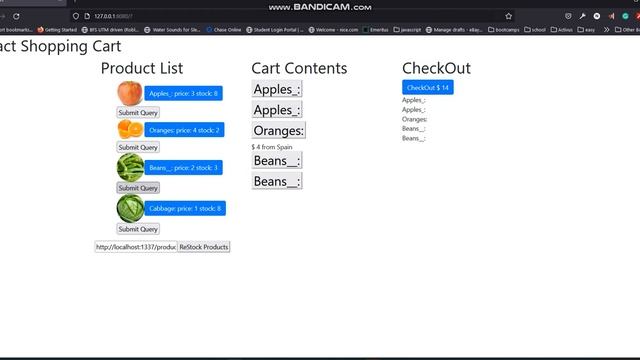 React Shopping Cart смотреть онлайн