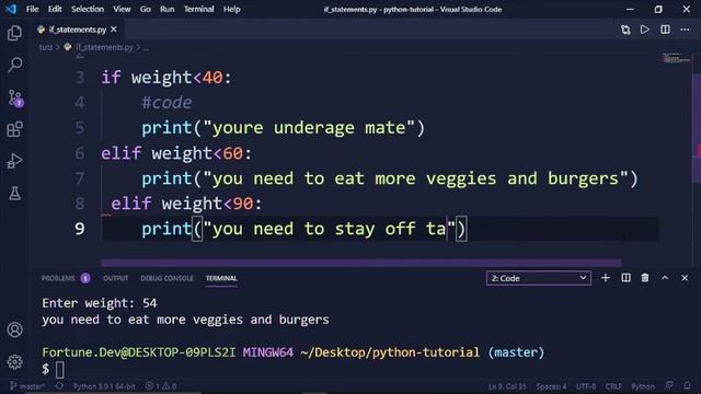 Python 3 Tutorial for Beginners #8 - If Statements смотреть онлайн