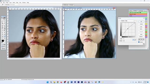 अब एक क्लिक में फोटो गोरा करे - Auto Face Clean in Photoshop | Free Action File Download смотреть онлайн