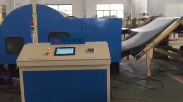 WJM-2 Sintepon making machine, sintepon production line смотреть онлайн