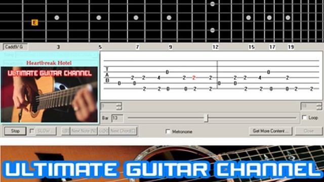 [Guitar Solo Tab] Heartbreak Hotel (Elvis Presley) смотреть онлайн