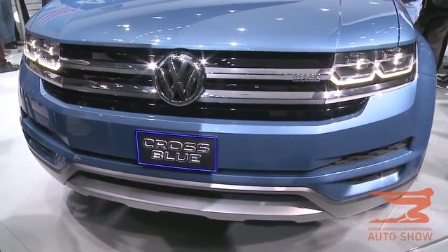 Концепт Volkswagen CrossBlue представлен в Детройте смотреть онлайн