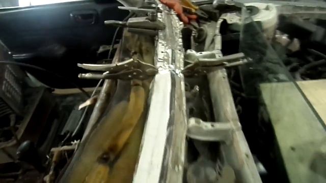 Сварка встык тонкий металл. привариваем стойку . смотреть онлайн