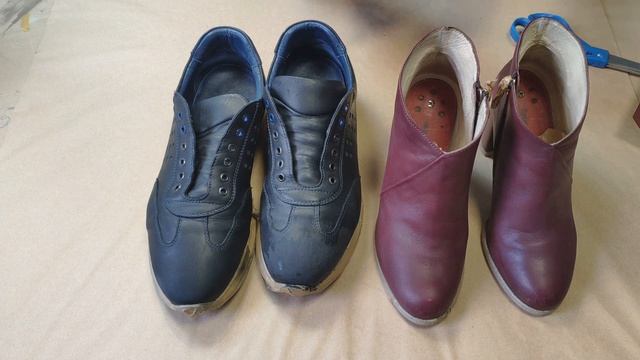 Восстановление погрызенной собакой обуви (подклейка, шпаклевка, покраска) - Dr.Leather смотреть онлайн