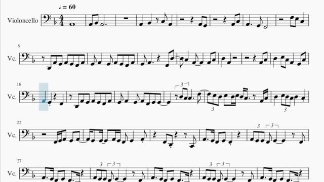 SUPER EASY Cello Sheet Music: How to play Die For You by The Weeknd ft Ariana Grande смотреть онлайн