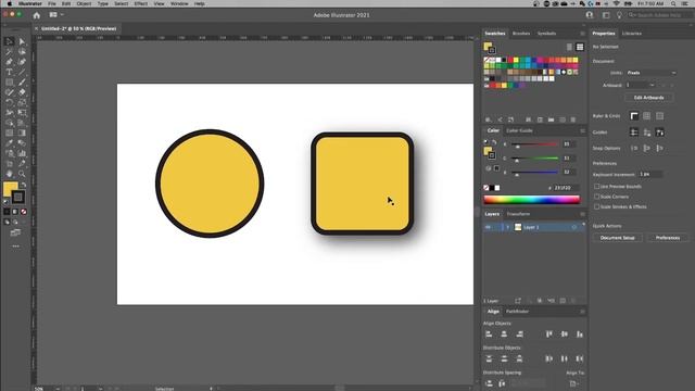 How to Add & Undo Drop Shadow in Illustrator (Tutorial) смотреть онлайн