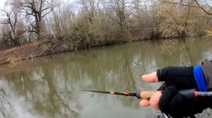Весенняя рыбалка в Подмосковье на р.Десна 12 03 2020г.