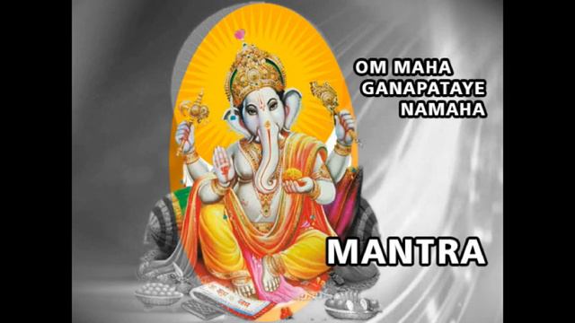 OM MAHA GANAPATAYE NAMAHA | Ganapathi Matra | Powerful Ganesh Mantra смотреть онлайн