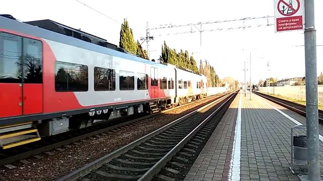 ЭС1-007 "Ласточка" Аэропорт Адлер - Туапсе смотреть онлайн