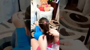 Косичка с карандашом / самый лёгкий способ плетения красивой косички