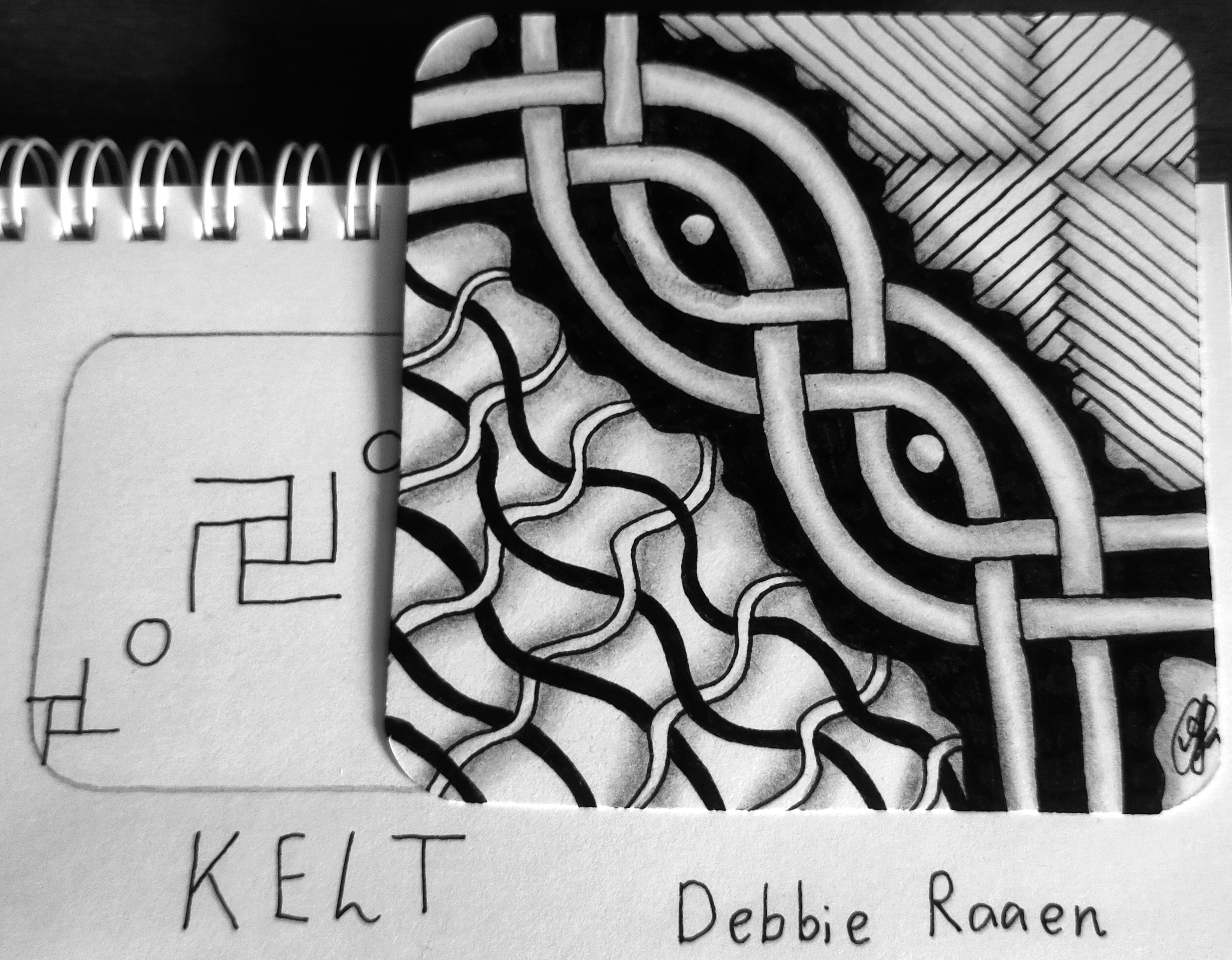 Зентангл Тангл Kelt