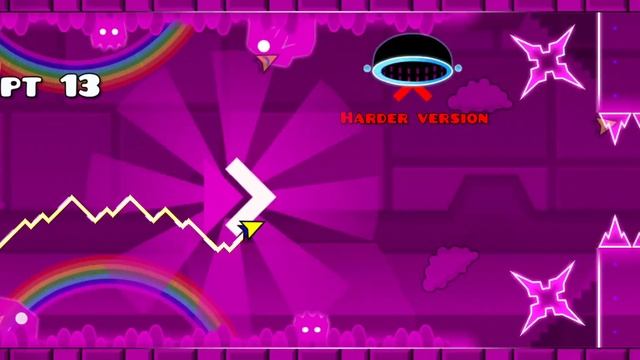 Попробовал вейв челленджи на телефоне. Жесть. Geometry dash #1 смотреть онлайн
