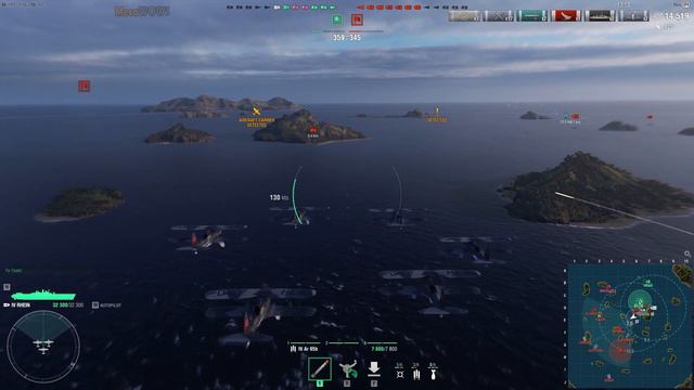 World of WarShips | Rhein | 5 KILLS | 30K Damage - Replay Gameplay 1080p 60 fps смотреть онлайн