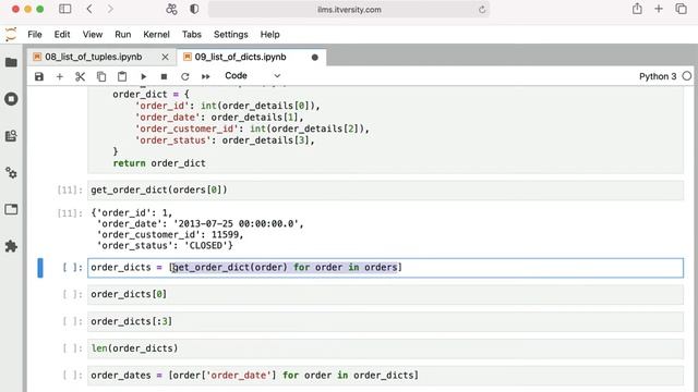 Programming Essentials Python - Overview of Collections - List of dicts смотреть онлайн