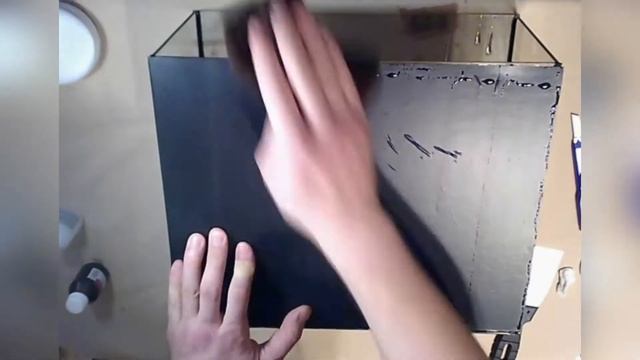 НАКЛЕЙКА ЗАДНЕГО ФОНА НА ГЛИЦЕРИН, СТИЛЬНЫЙ АКВАРИУМ ПО ДЕШМАНУ #1 Аквариумный эксперимент смотреть онлайн