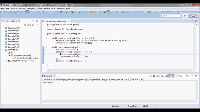 Java 8 Tutorial 11 - Variable Scoping смотреть онлайн