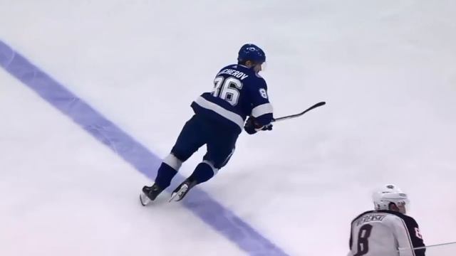 Никита Кучеров 86 NHL (Тампа-Бэй Лайтнинг)///Nikita Kucherov 86 NHL (Tampa Bay Lightning)